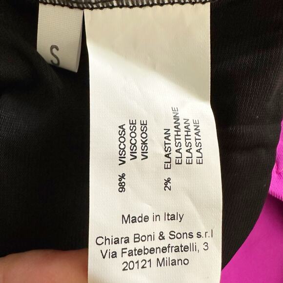 Chiara Boni La Petite Robe Dotta Crepe Minimalist Small
Top Black Stretch - Picture 8 of 12